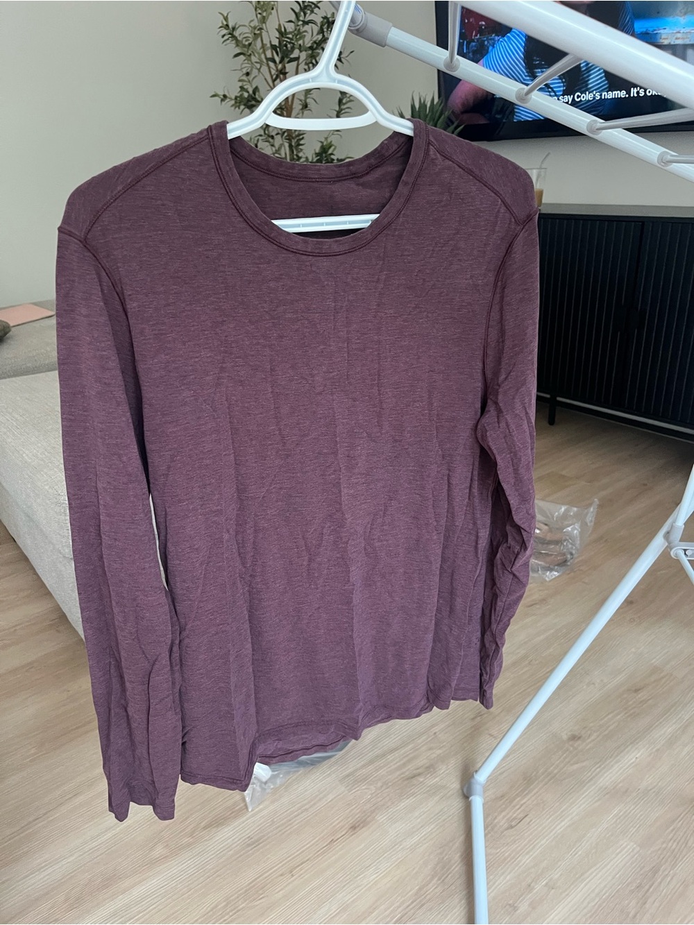 lululemon athletica Men's Long-Sleeve Crewneck — Deep Burgundy